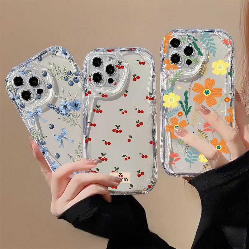 Vỏ Điện Thoại Hoa Cam Màu Vàng Anh Đào Cho OPPO A6 A5 A3 Pro A3X A57 A77 A77S A58 A78 A79 A78 A98 A6