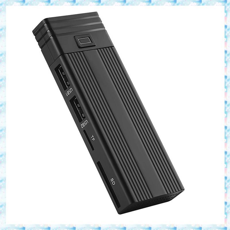 [R Q M U] Hub USB-C 10Gbps Nhôm 5 trong 1 M. 2 NVMe NGFF SSD Vỏ Hộp SD Đầu Đọc Thẻ TF Dock Loại C HU