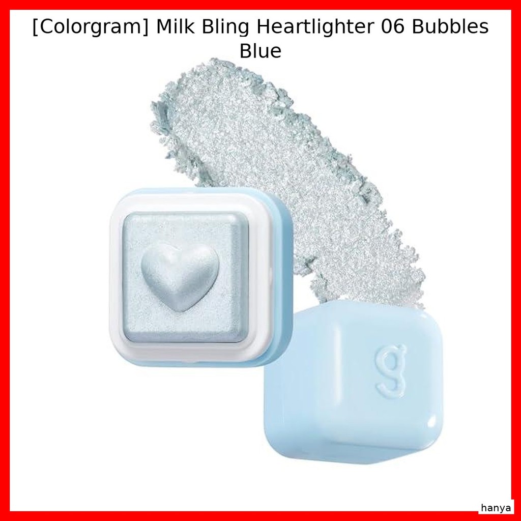 [Colorgram] Milk Bling Heartlighter 06 Bubbles Blue / Korean Highlighter / Bubbles Blue / Chính hãng