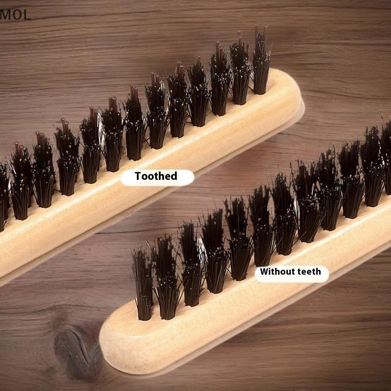 [MOL] gỗ xử lý heo rừng bristlebs salon tóc bàn chải tự nhiên heo rừng lông bàn chải tóc Slimline st