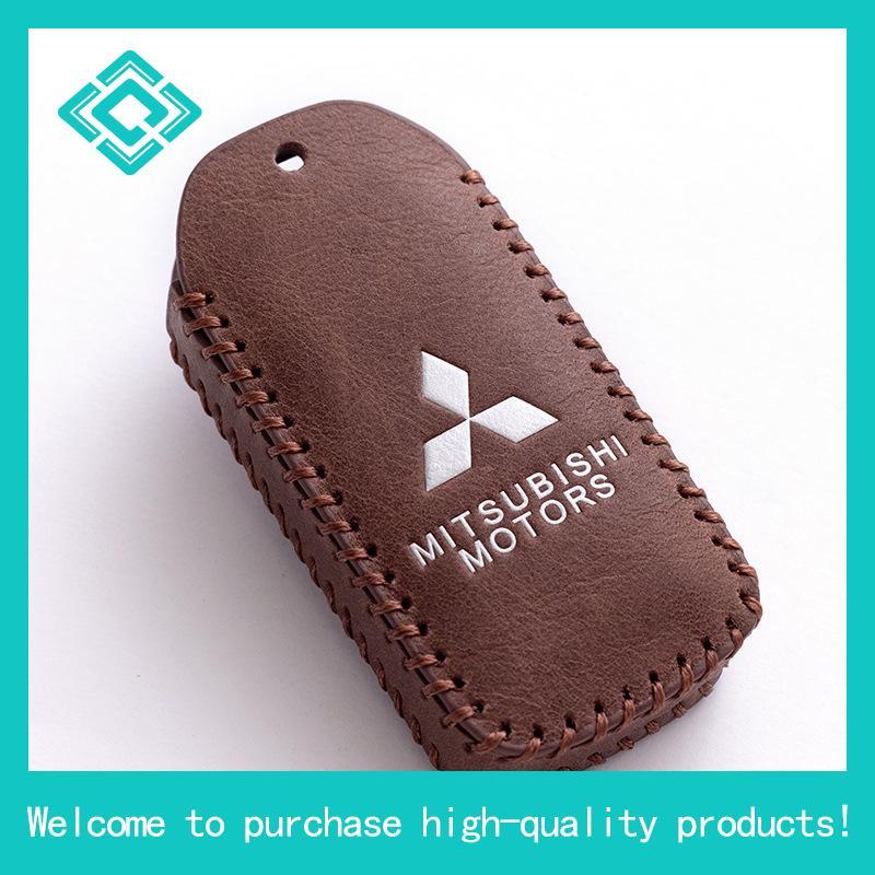 Ốp Da Chìa Khóa Xe Mitsubishi Xpander, Xforce, Outlander, Attrage, Pajero Sport, Triton 3 màu chọn