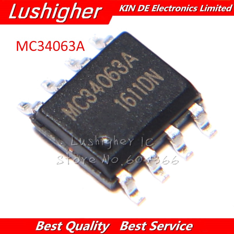 10 CÁI MC34063 SOP8 MC34063A SOP 34063 MC34063ADR MC34063ADR2G SMD mới gốc miễn phí vận chuyển
