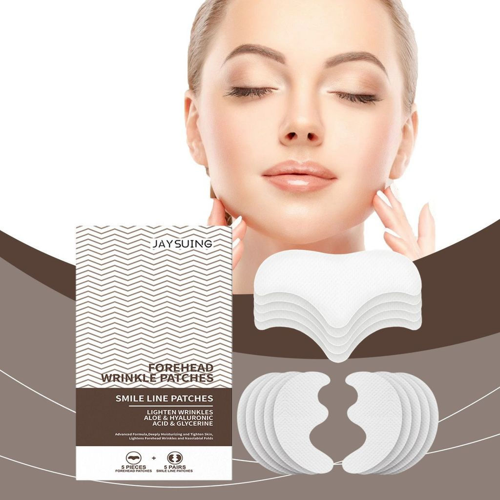New Product#JAYSUING Forehead Patch Facial Smile Fine Line Tightening Forehead Wrinkle Nasolabial Fo