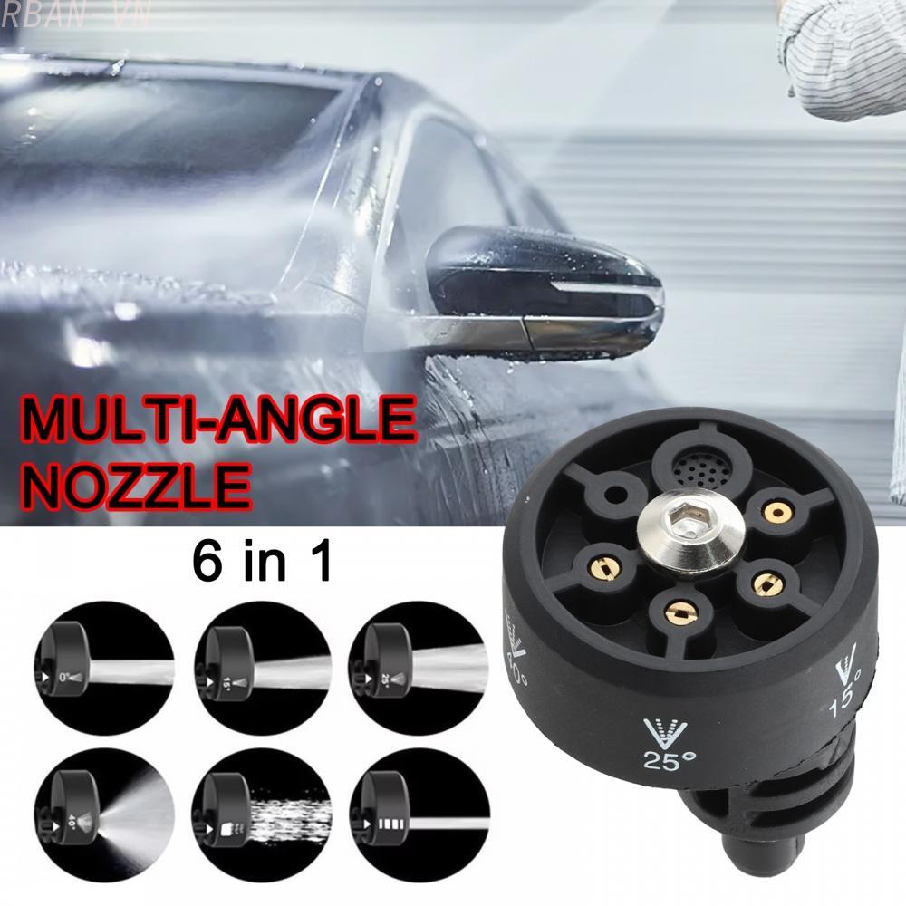 Car Wash Nozzle High Pressure Direct Spray Nozzle For Garden Hose 6 In 1 Nozzle