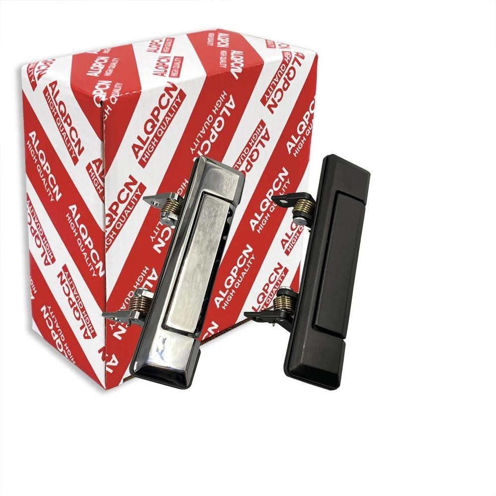 Tay nắm cửa ngoài mạ crôm và đen Tương thích với toyota hilux LN50 LN56 RN55 LN65 MK2 1984-1988 LAND