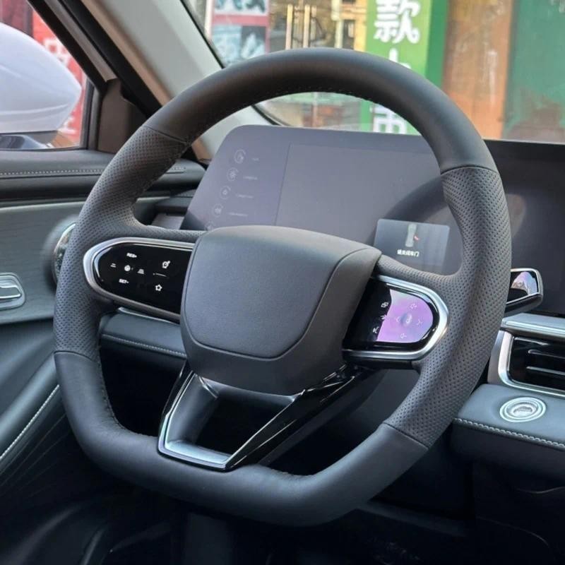 Da Thật Chính Hãng Ô Tô Vô Lăng Dành Cho Chery Omoda C5 5 FX 2022 2023 2024 2022-2024 Tay Cầm Bao Ph