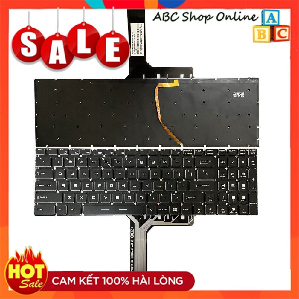 Bàn Phím Lapotp MSI GS60 GE62 GL63 GS70 GL72 6QC 6QD GL72 6QE 7RD 7QF GT72 6QD Full-RGB Backlit