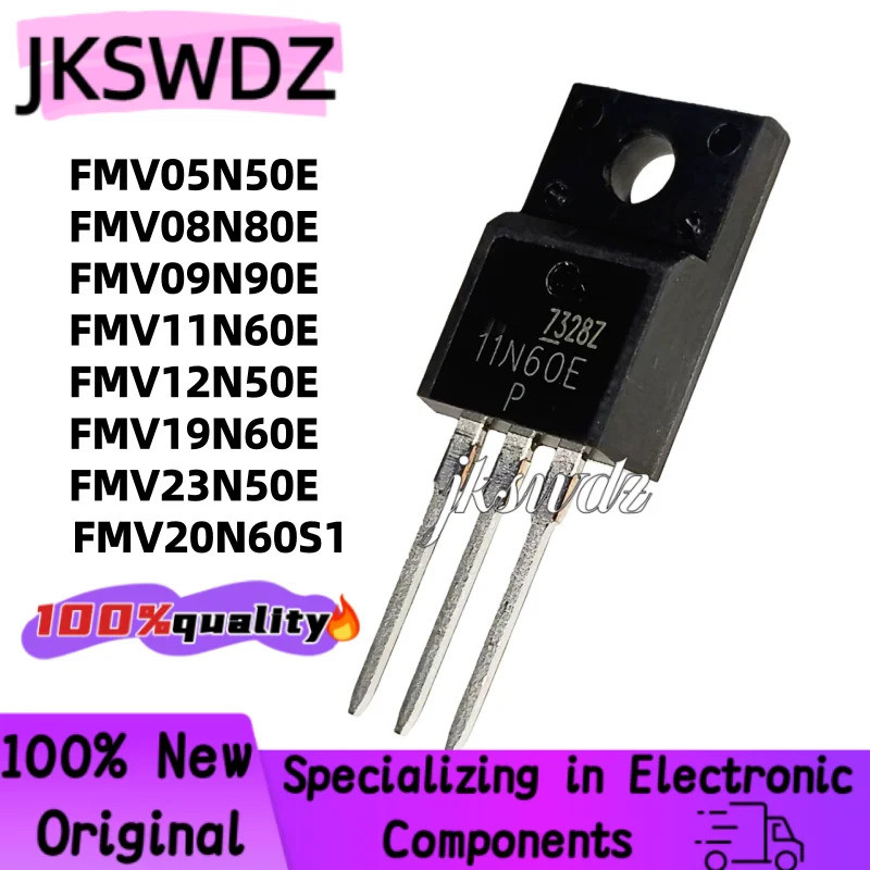 5 Chiếc FMV 20N60S1 12N50E 23N50E 05N50E 19N60E 11N60E 09N90E 08N80E TO-220F Hiệu Ứng Trường Transis