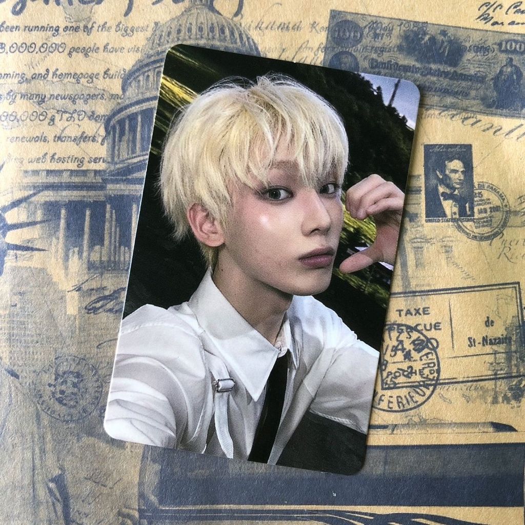 Enhypen Regular Two yzy2.0 Thẻ Trung Quốc Mặt sau SUNOO Thẻ nhỏ