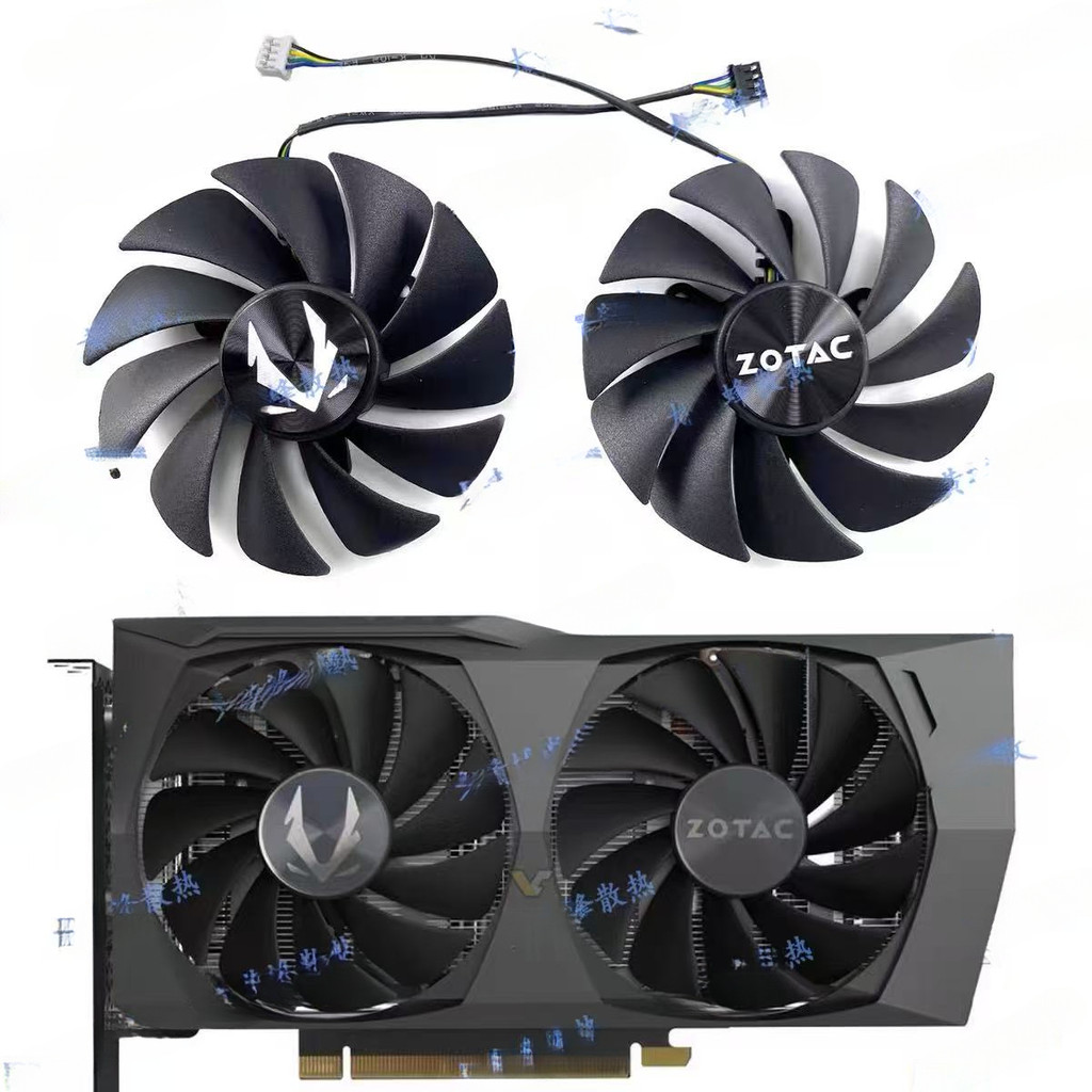 Zotac GeForce RTX 3060 3060TI card Video cạnh đôi Koelventilator 89 mm 4Pin GA92S2U RTX 3060 Quạt GP