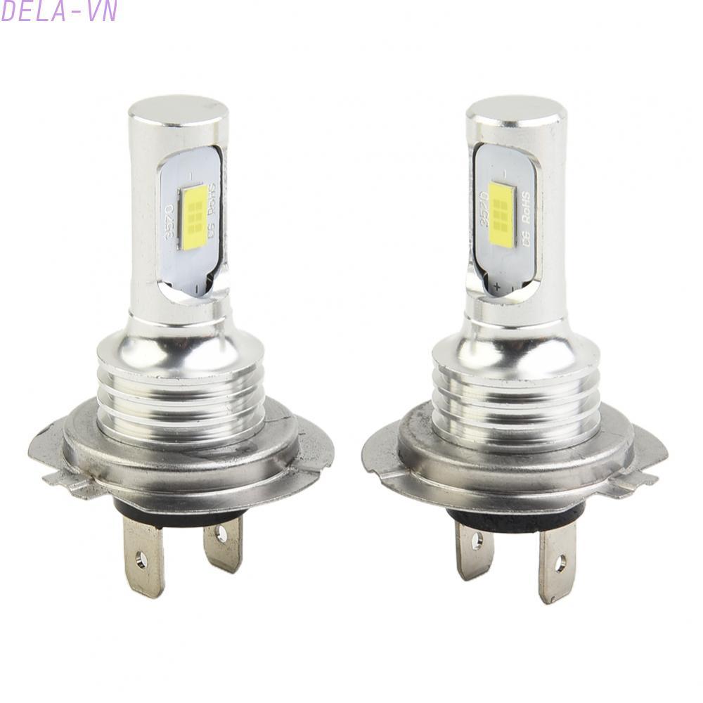 LED Headlight H7 New 2pcs 6000K Clear White Headlight Conversion Kit Car Lights#DELA