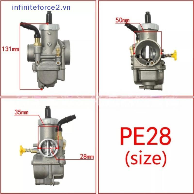 [INMB] 1 Cái Dành Cho Xe Tay Ga Xe Máy Yamaha Suzuki Kawasaki ATV Dirt Bike 100CC-250CC PE28 28mm Bộ