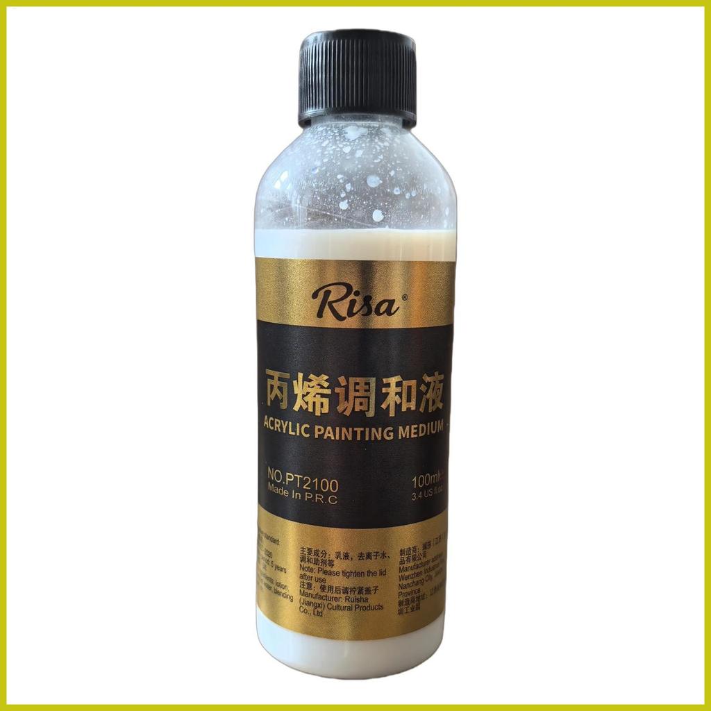 Acrylic Paint Thinner 100ml Phụ gia pha trộn chất lỏng trung bình mỏng hơn cho công cụ chuẩn bị bảng
