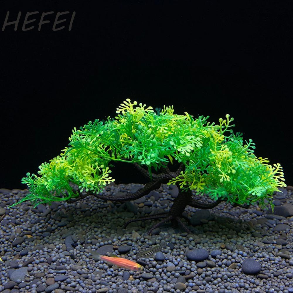 HEFEI Cây thông nhân tạo HEFEI, Cỏ nước nhựa, Cảnh quan bể cá mô phỏng bền bỉ