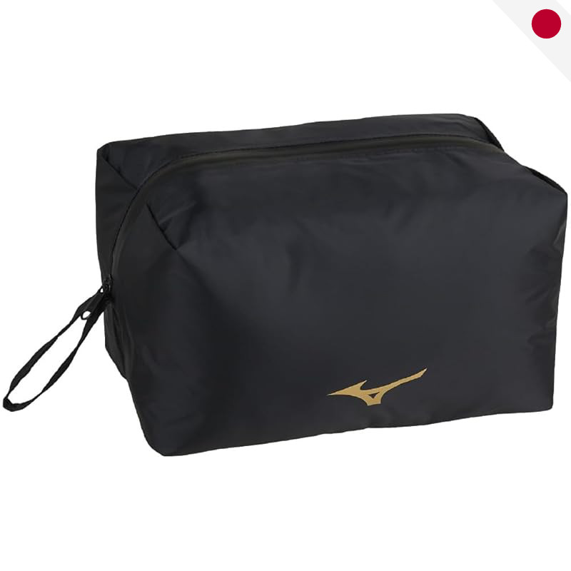 MIZUNO Swim Bag - Lightweight Waterproof Pool Tote in Black and Blue Options