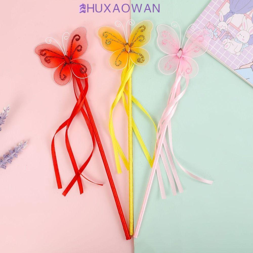 ZHUXAOWAN Cây đũa phép cổ tích hình con bướm xinh xắn, Cây đũa phép cổ tích đầy màu sắc đầy màu sắc 