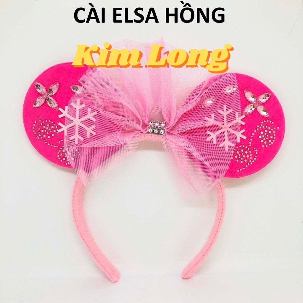 Cài tóc Elsa - Vương miện Elsa có tết bím tóc nữ hoàng băng giá Elsa(Frozen) cho bé gái phụ kiện hóa
