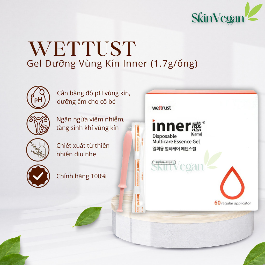 Đũa Thần Gel Inner Vệ Sinh Phụ Nữ Inner Wettrust Disposable Multicare Essence Gel