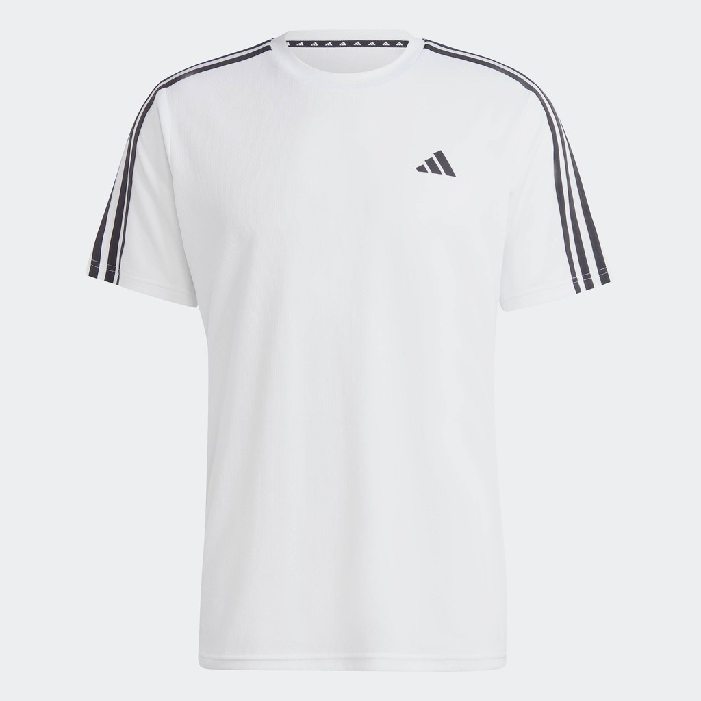 adidas Gym & Training Áo Thun Tập Luyện 3 Sọc Train Essentials Nam trắng IB8151