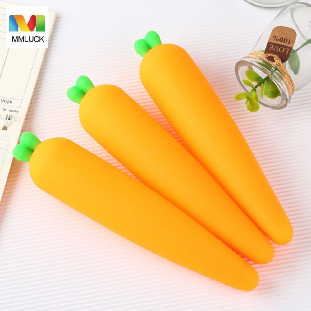 MMLUCK Túi đựng bút chì MMLUCK silicone sinh viên Hộp đựng văn phòng phẩm đơn giản