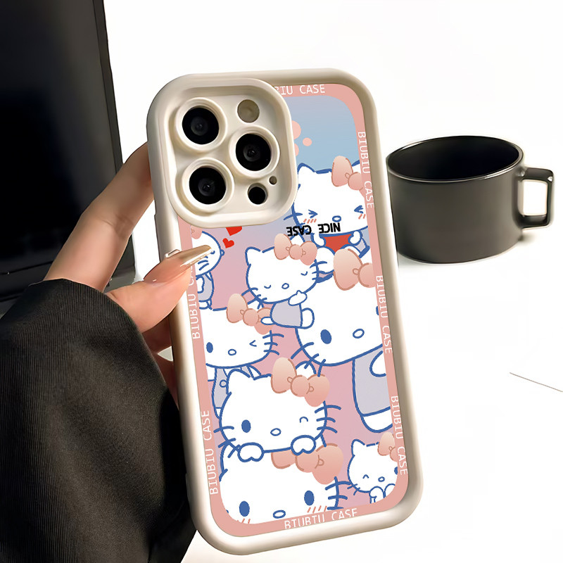 Ốp Lưng cho OPPO A9 2020/A5S/A3S/A3X/A5 pro/A15/A16/A16K/A17 Màu hồng Hello Kitty TPU Soft Shell chố