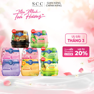 Sáp Thơm Khử Mùi PURE AIR Hương Lavender/Cam Chanh/Hoa Anh Đào 180g