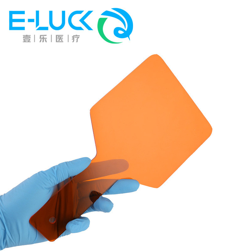 Spot Goods#Dental light-blocking panel for light curing Light-blocking eye protection board Orange L