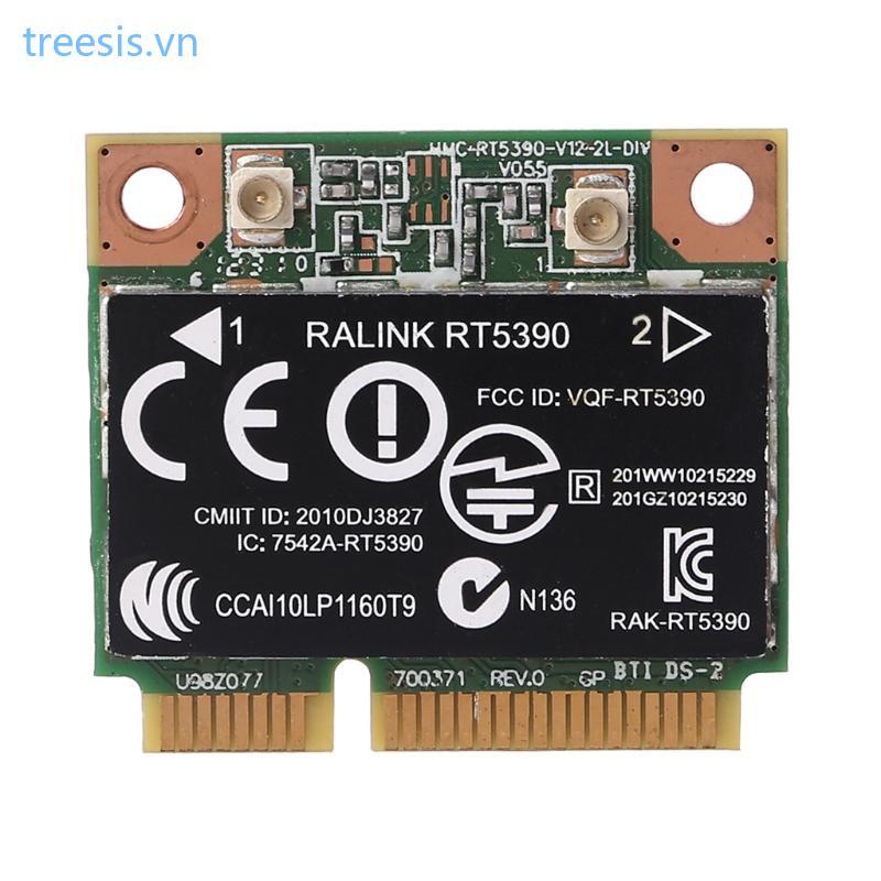 Thẻ Wlan Tree RT5390 Half Mini PCIe SPS 670691-001 cho RaLink HP436 CQ45 SP