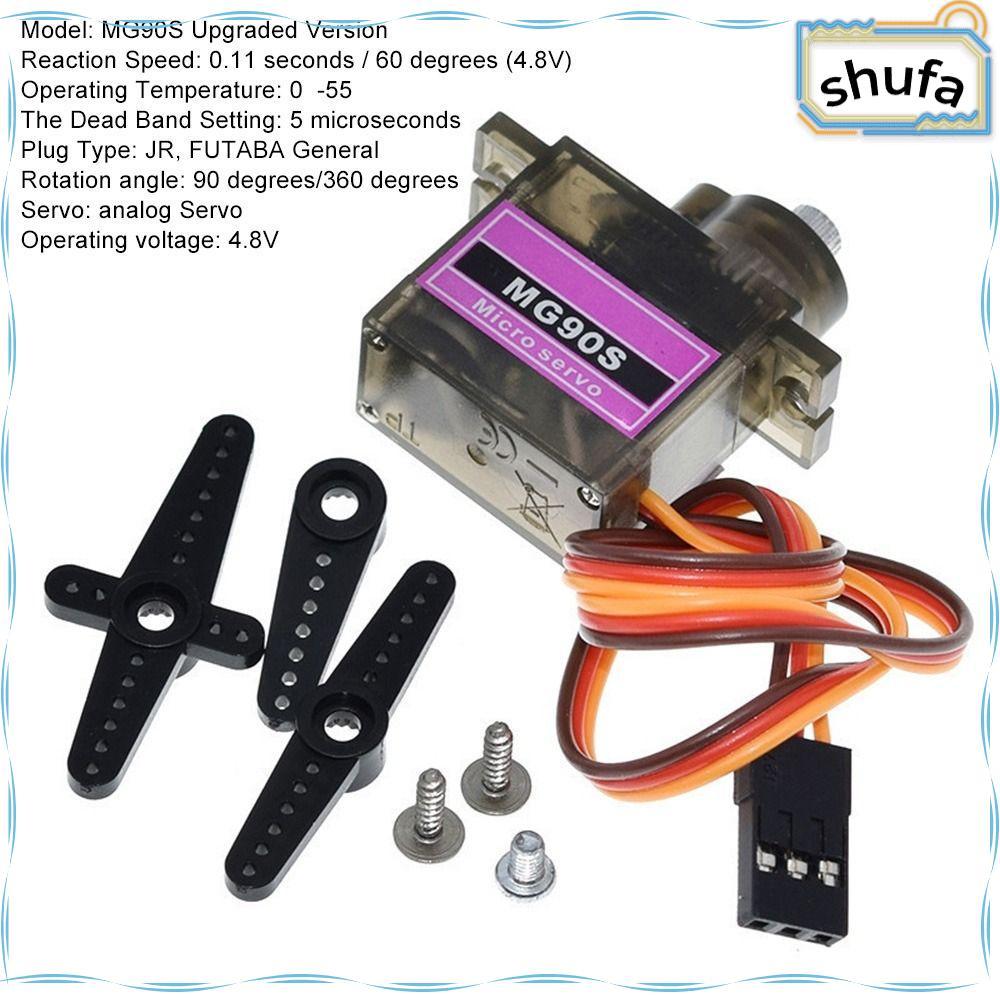 SHUFA MG90S Dành Cho Máy Bay Trực Thăng Rc 9G Trex 450 Máy Bay Thuyền Xe 9G Servo
