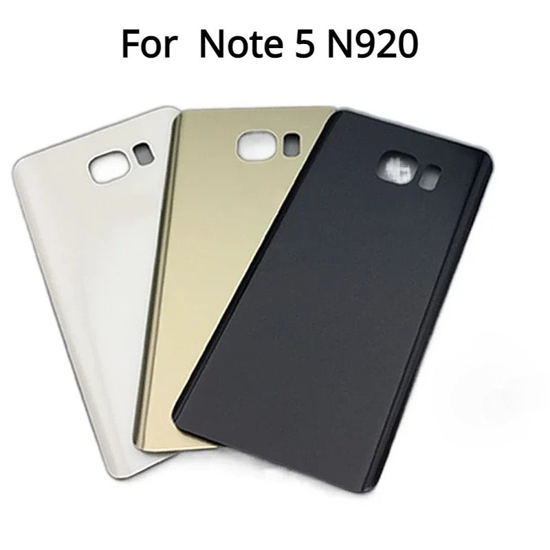 Mới Cho Samsung Galaxy Note 5 N920 N920F Mặt Sau Vỏ Pin Nhà Ở Cửa Sau Thay Thế