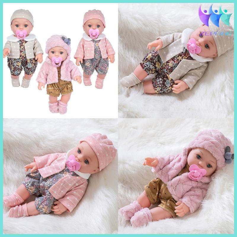 Nio 12in Búp Bê Bé Thực Tế Sơ Sinh Búp Bê Mô Phỏng Bé Gái Handmade Đồ Chơi Phụ Kiện Cho Trẻ Em Bộ Sư