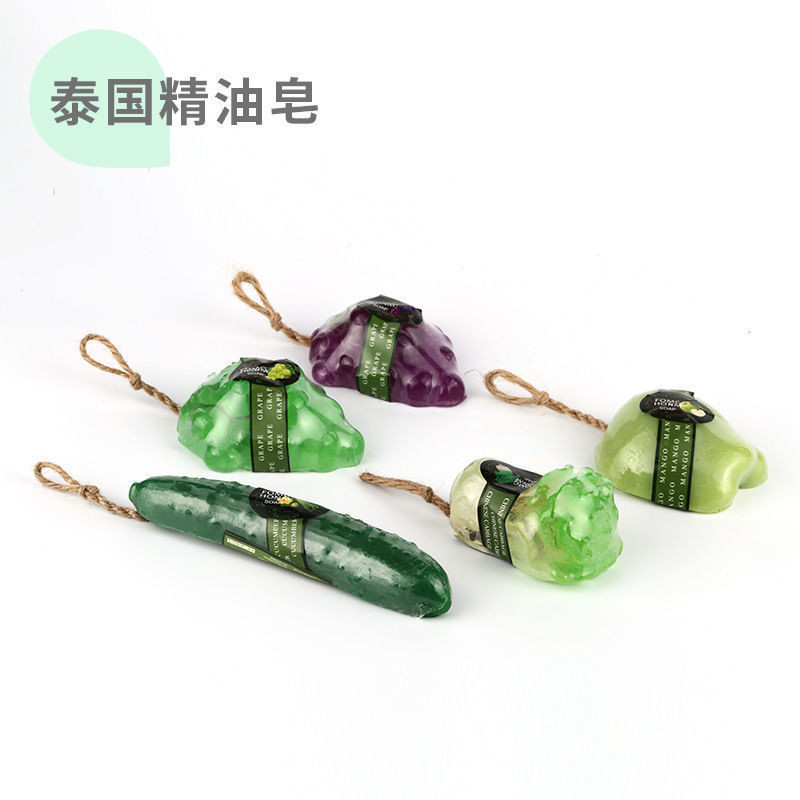 A New Wholesale Thai Fruit Handmade Soap Moisturizing Anti-Mite Children's Bath Face Wash Essential 