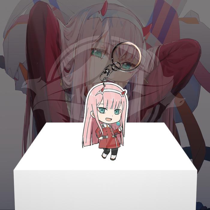 Gantungan Kunci Anime Darling in the FranXX Zero Two - Ganci Akrilik - Keychain Acrylic - Zero Two 1