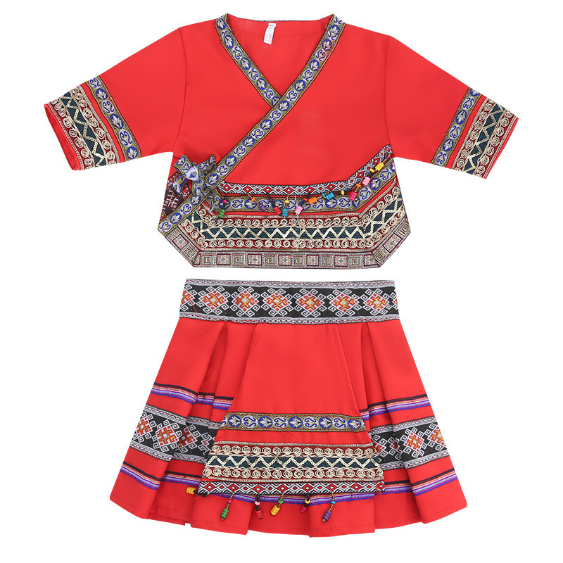 56 Dân Tộc Trẻ Em Trang Phục Gia Đình Dân Tộc Mạnh Mẽ Tsutsu Tây Tạng Nam Nữ Mông Cổ Yao Dân Tộc Mia