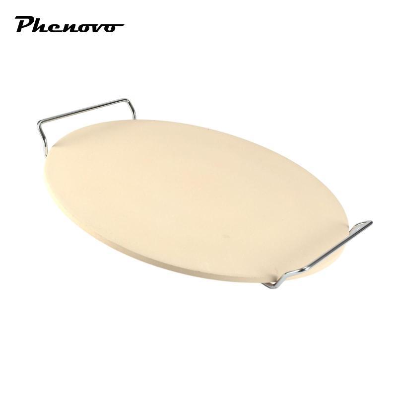 Đá Pizza Cho Lò Nướng, Đá Nướng Cho Phụ Kiện Nướng Tiện Lợi Với Giá Đỡ Nướng Bánh Pizza giòn Bánh Mì Nướng