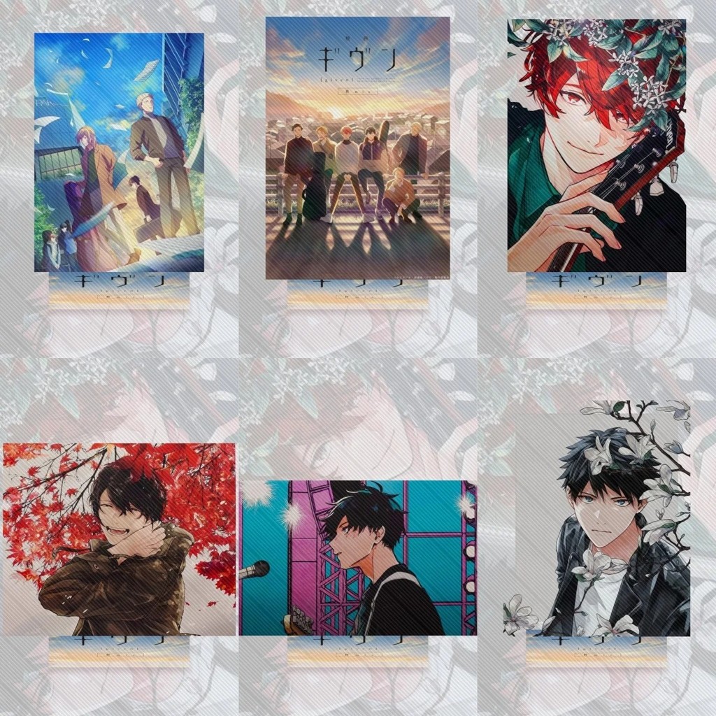 Mô Hình Standee Anime Given 15cm Acrylic Trong Suốt Trang Trí Bàn Học Phụ Kiện Manga BL Boylove Give