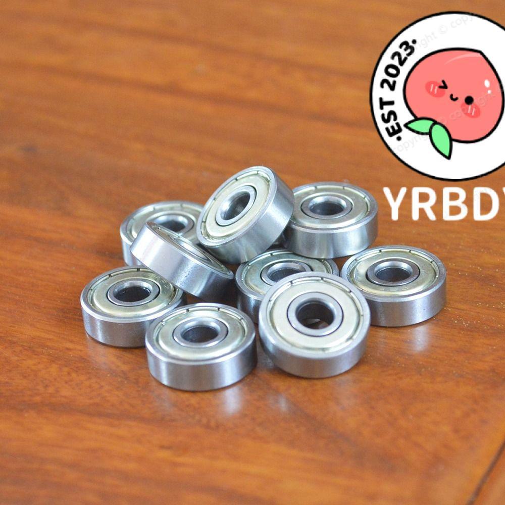 YRBWDYZDH 10 Vòng bi rãnh sâu, Vòng bi kín đôi bằng thép Chrome 6mm x 19mm x 6mm, Hộp số vòng bi thu