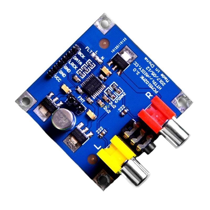 Btsg PCM5102A DAC Decoders Module 32Bit 384K PCM5102 DAC Decoders Board Spectrum Analyzer Decodifica