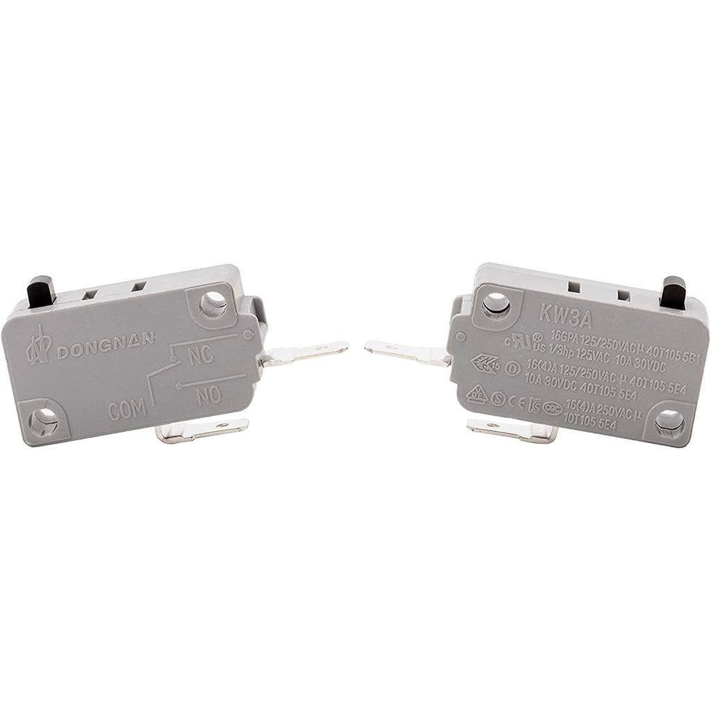 Công tắc khóa cửa lò vi sóng KW3A 16A 125V / 250V thường mở (2 chiếc thường mở)