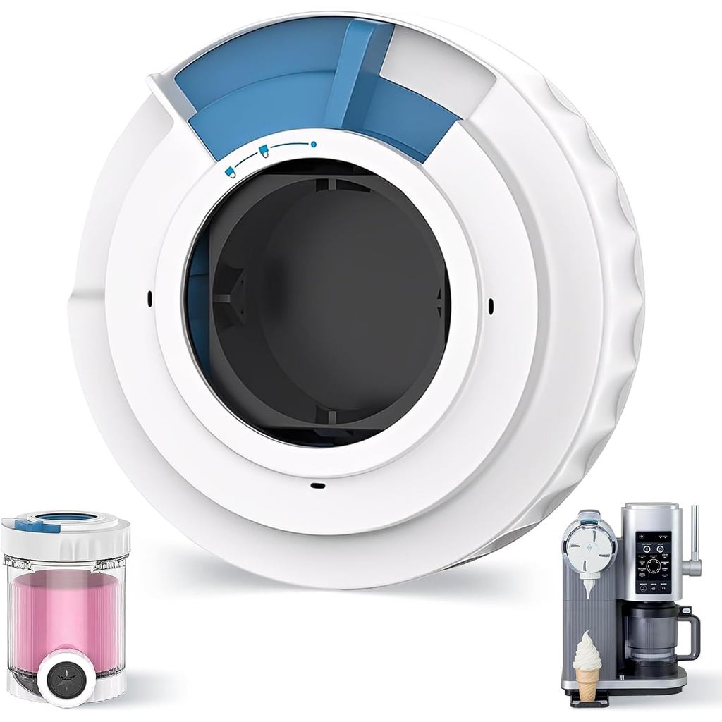 Thay thế nắp phân phối và lắp ráp ép GuanQiao, Tương thích với Ninja Swirl của Creami NC700 NC701 Se