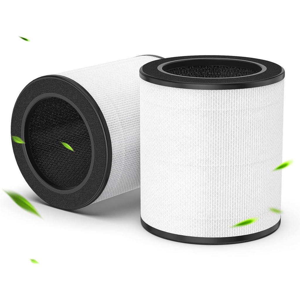 Bộ lọc thay thế 2 gói ZQA-4000C, tương thích với ADTARK & VNIUP ZQA-4000C, Máy lọc không khí FancyBa