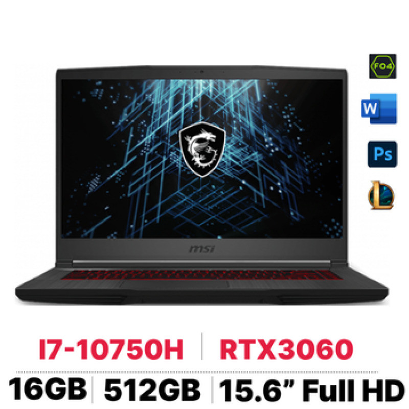 Laptop MSI Gaming GF65 Thin 10UE-228VN