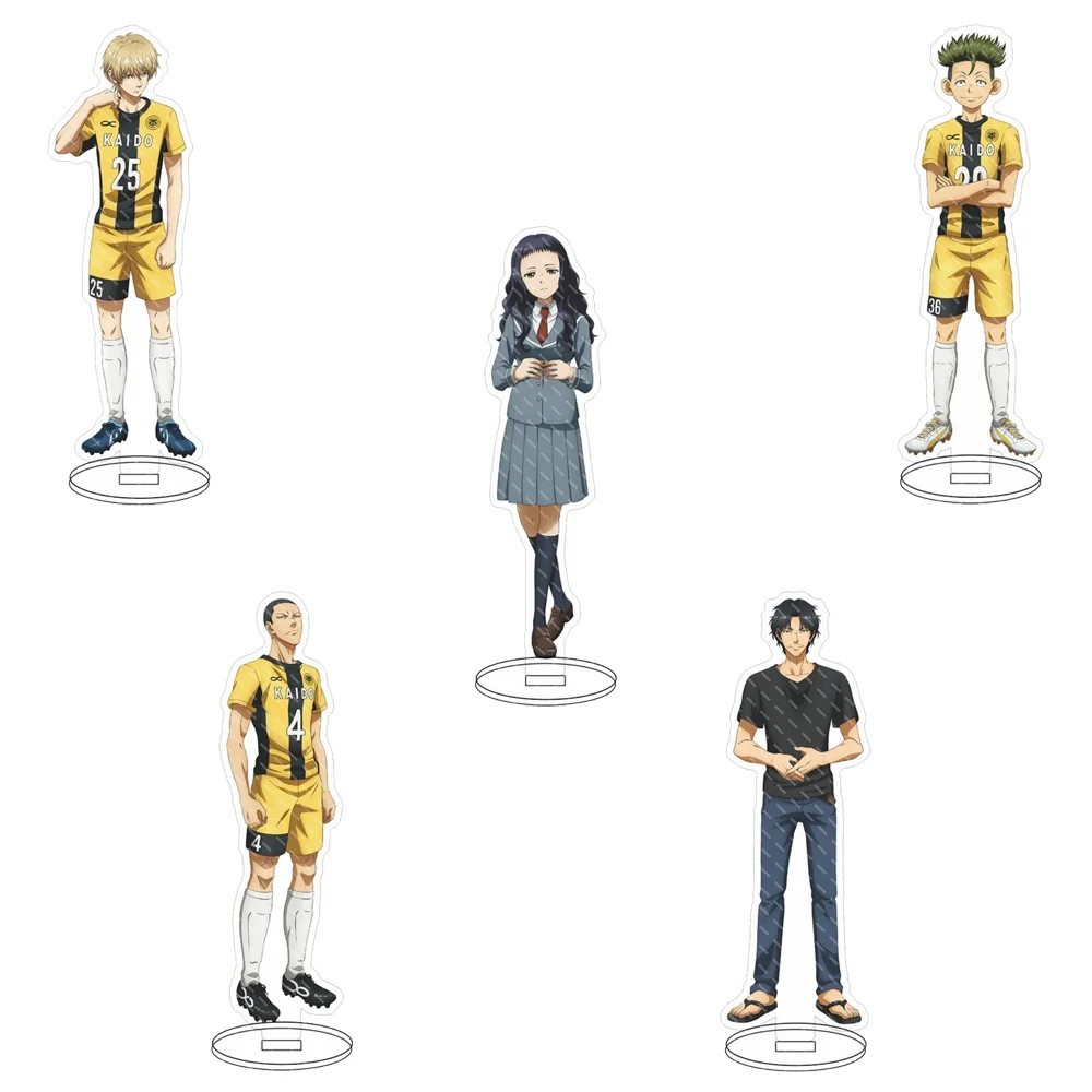 Standee Ao Ashi mô hình nhân vật anime bóng đá mica acrylic trang trí bàn học quà tặng fan sưu tầm c