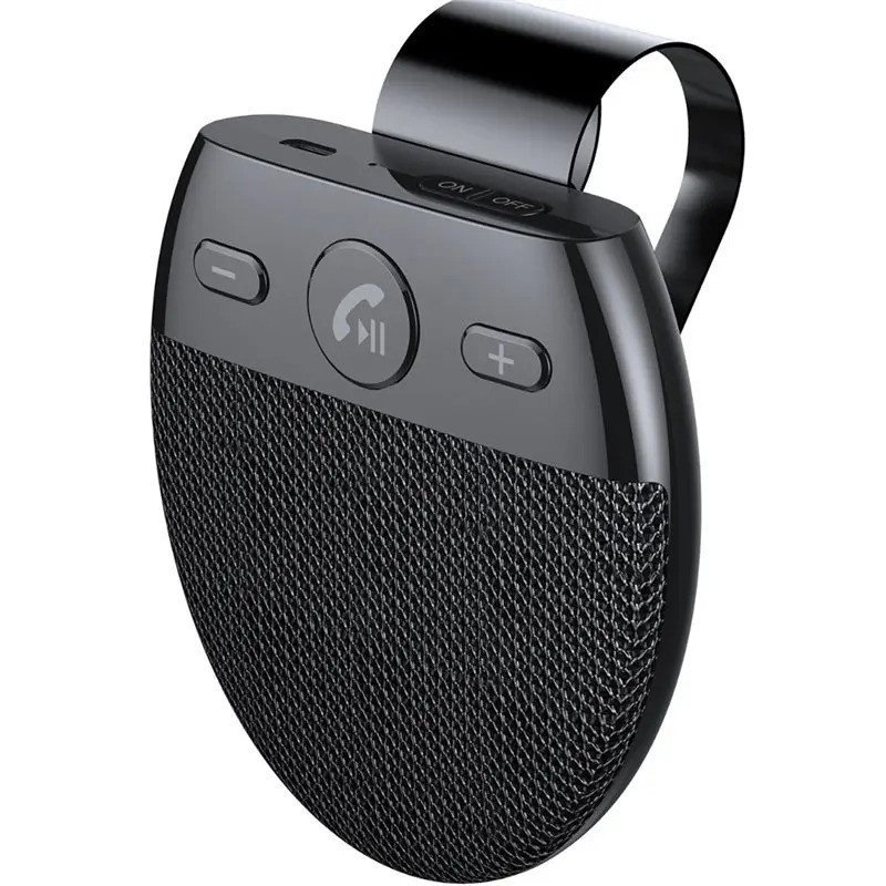 Loa ô tô Bluetooth 5.0 Kit-Máy nghe nhạc chống nắng rảnh tay không dây có Mic, giảm tiếng ồn PNH4