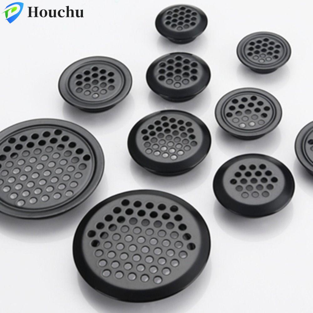 HOUCHU Tủ Lưới Lỗ Lỗ Lỗ Lưới Cắm Tròn Thông Gió Louver Tủ Lỗ Thông Khí Hộp Giày Lưới Lỗ Gió Cắm Tủ T