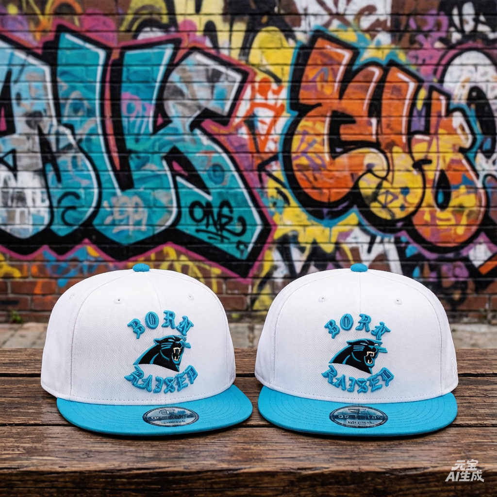Mũ snapback Carolina Panthers 9FIFTY màu trắng/xanh,adjustable size