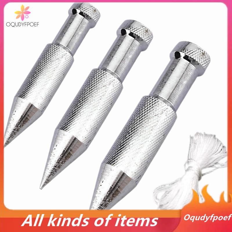 3 Chiếc Plumb Bob Có Dây, Thép Plumb Bob High Dọc Xây Dựng Dụng Cụ Đo Lineman Dụng Cụ