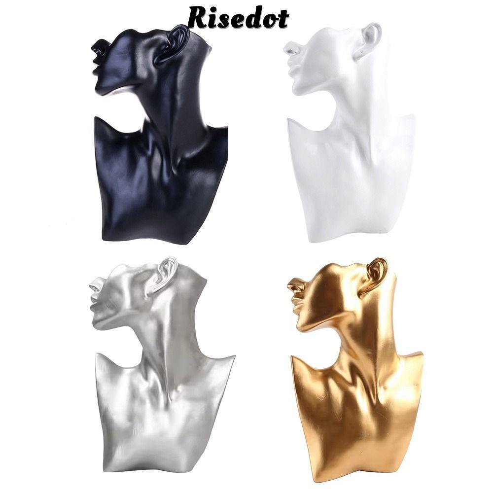 Giá trưng bày trang sức hình nộm RISEDUT, Giá đỡ trưng bày đồ trang sức hình nộm mặt bên RISEDUT, Đồ