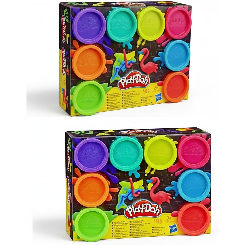 Gói Play Doh 8 Gói: 2-8 Gói Hợp chất Neon