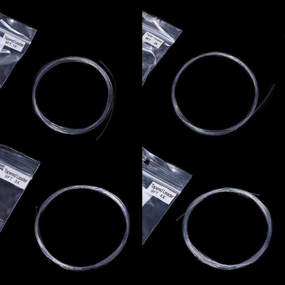 PETPARADISE Đầu côn Siêu mạnh 9Feet Nylon 1X-6X Dụng cụ 1 / 2 / 3 / 4 / 5 / 6x Dây câu ruồi